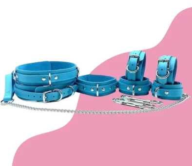 8-Pieces Bondage Kit Purple