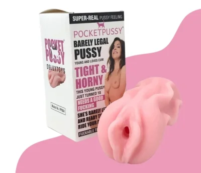 Pocket Pussy Masturbator With Free Lube- Milf