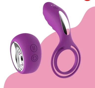 Vibrating Double Couple Cock Ring