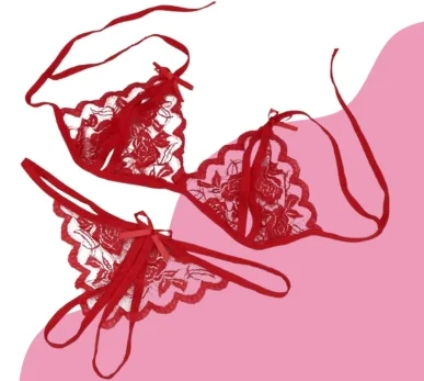 Wide Open Cage Garter M/L By Rene Rofe