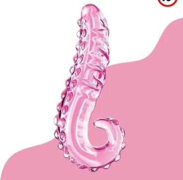 Zig Zag Premium Glass Dildo